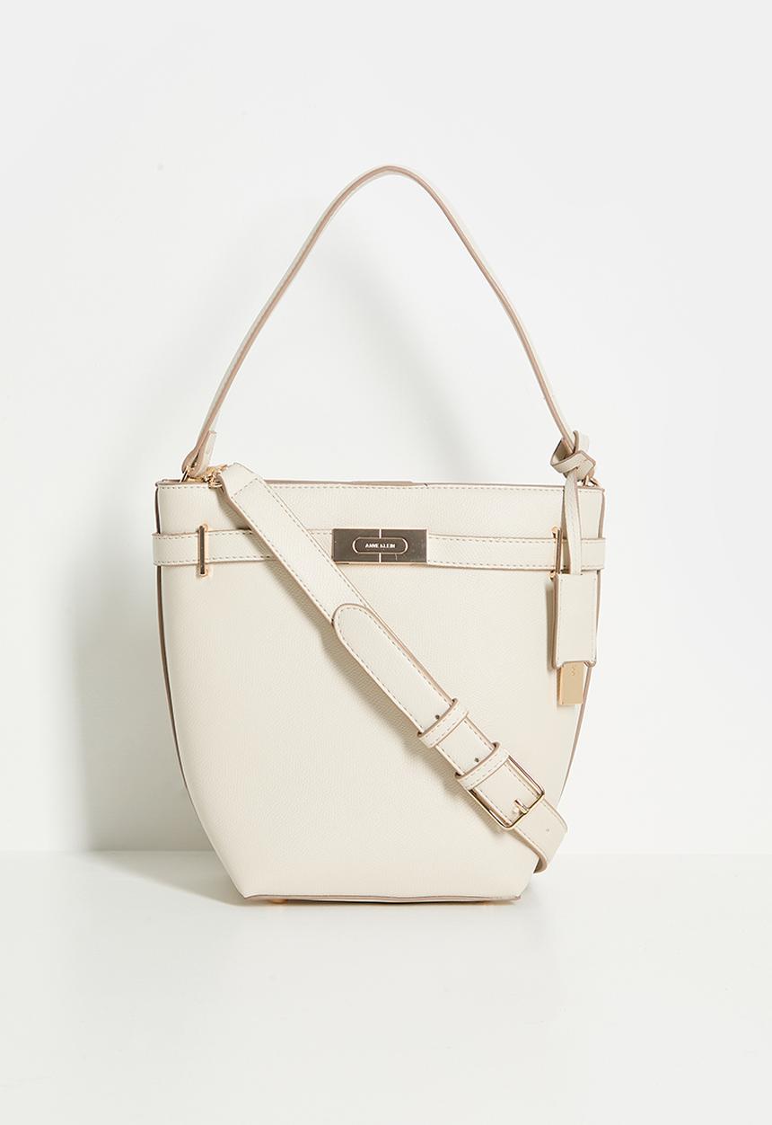 Anne Klein - Exclusive Bucket With Detachable Strap Bag-Parchment