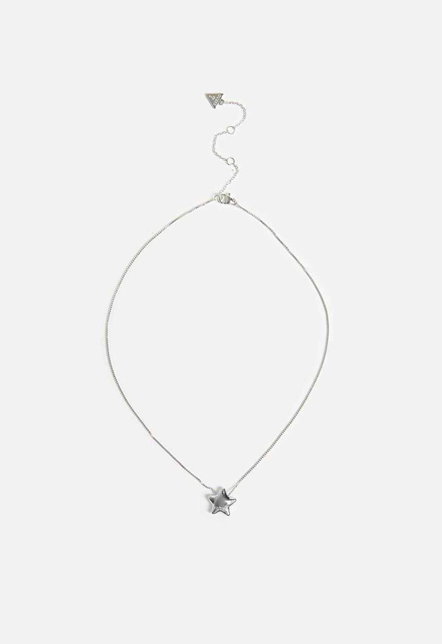 GUESS - Iconique Modern Star Necklace - Silver