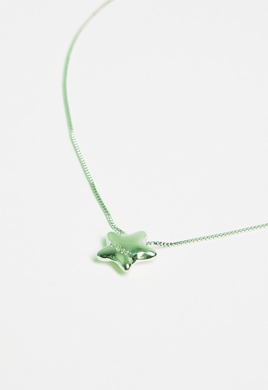 GUESS - Iconique Modern Star Necklace - Silver