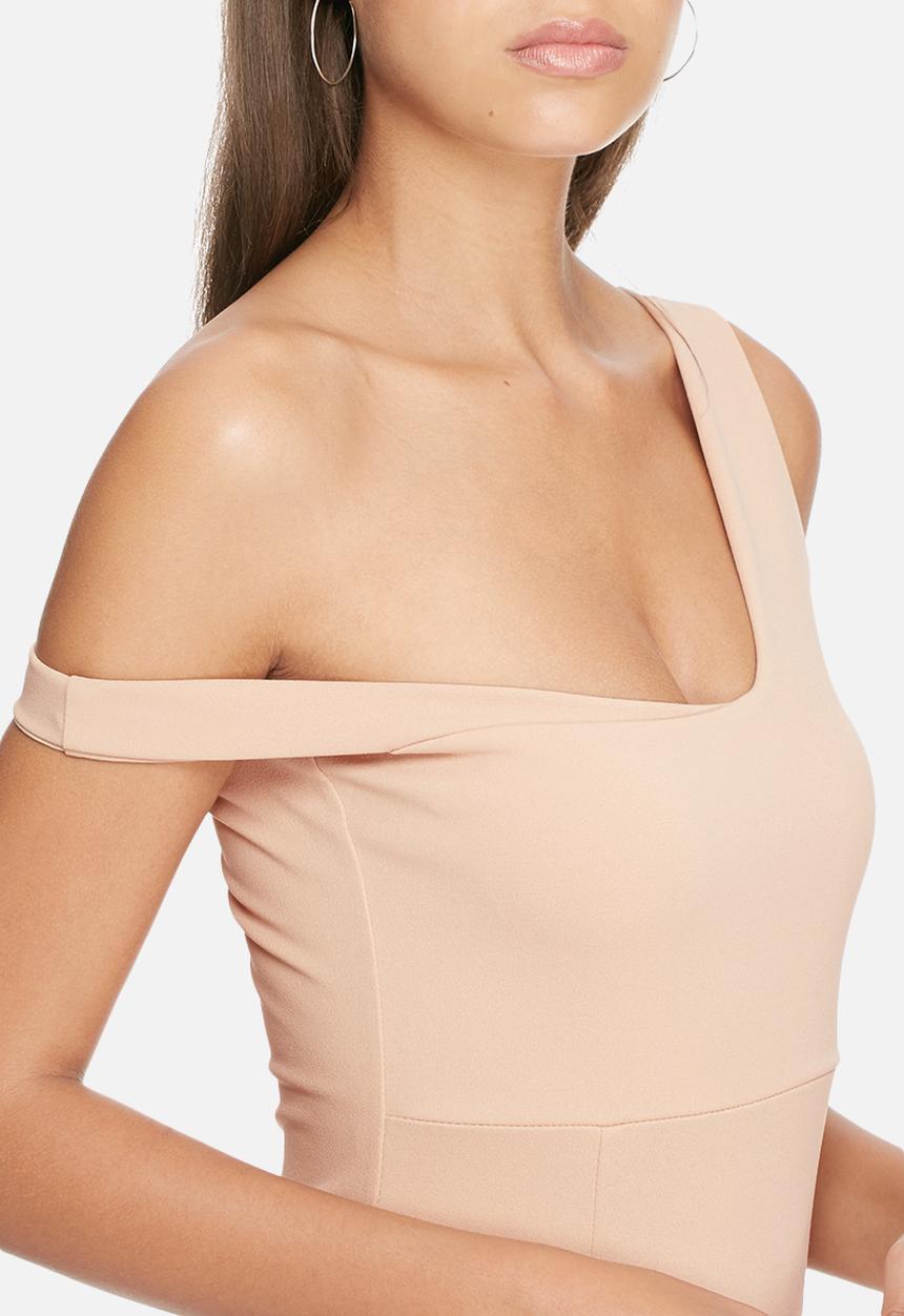 Missguided - Bardot strap midi dress 