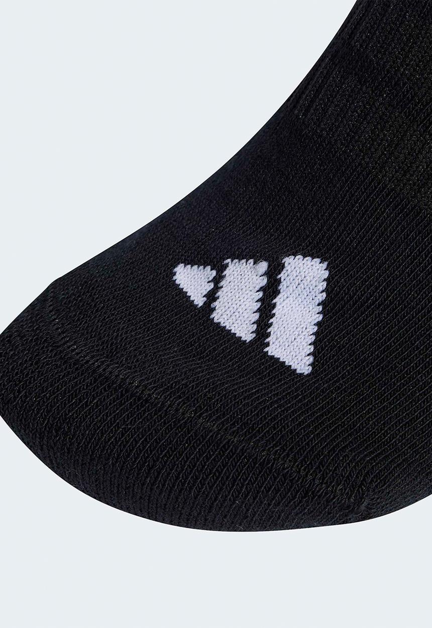 adidas Originals - Cushioned Essentials Low Cut Socks 3 Pk- Black/Blk/Wht