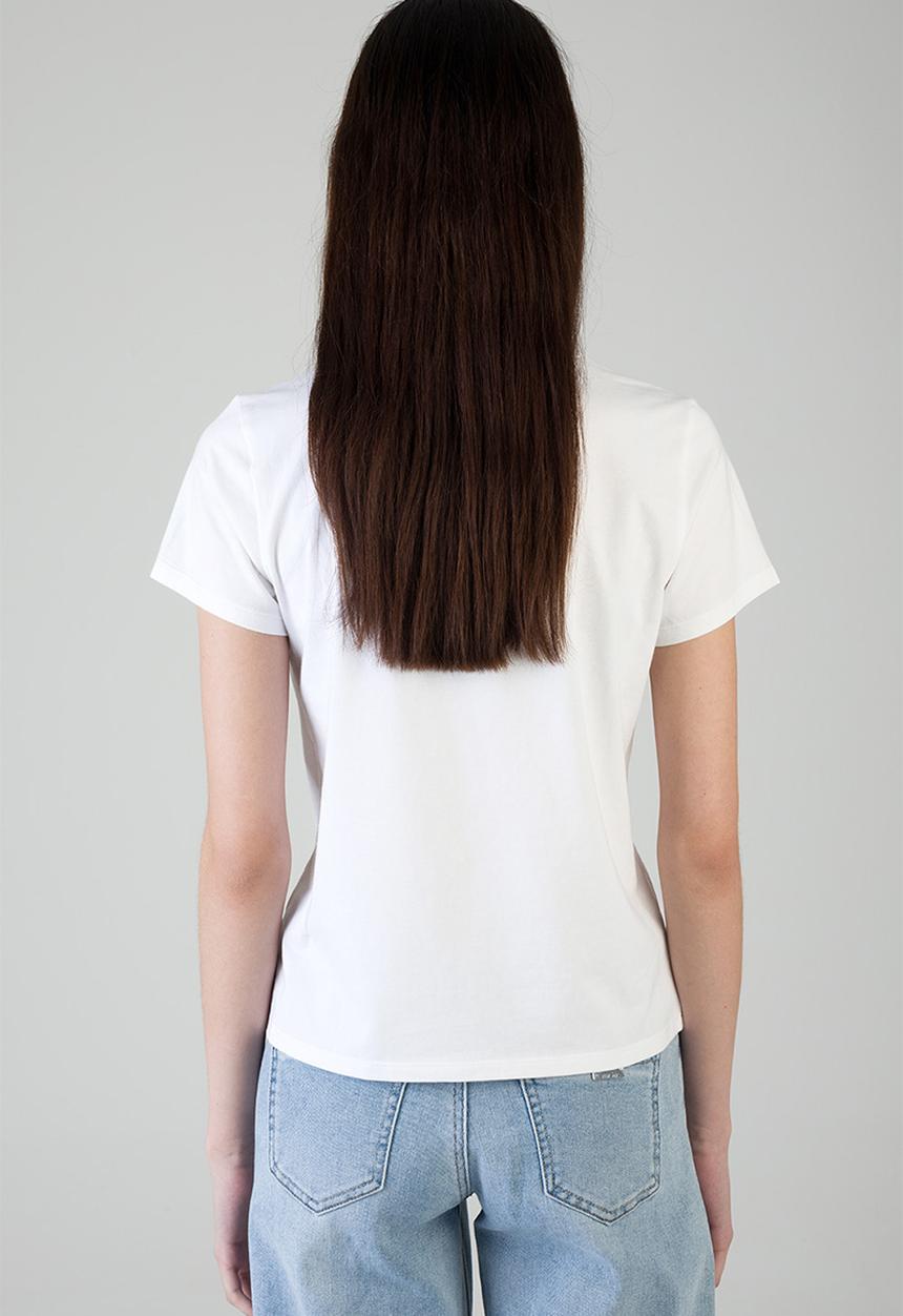 SISSY BOY - Own It: Tshirt With Pearl Logo - White