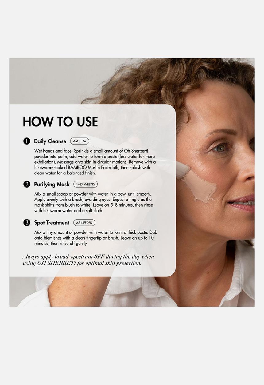 OH SHERBET! Azelaic Acid 10% Exfoliating Clay Mask