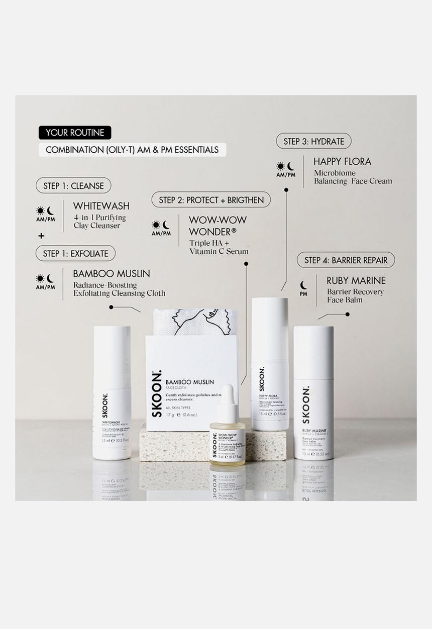 SKOON. - Everyday Essentials Set - T-Zone -Combination (Oily-T) + Sensitive