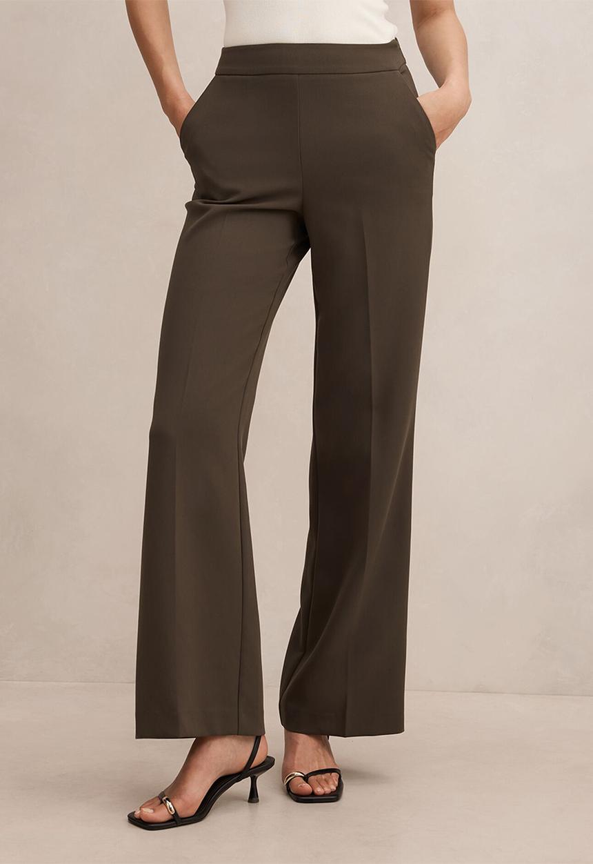 Forever New - Marissa wide leg pants  in olive suit