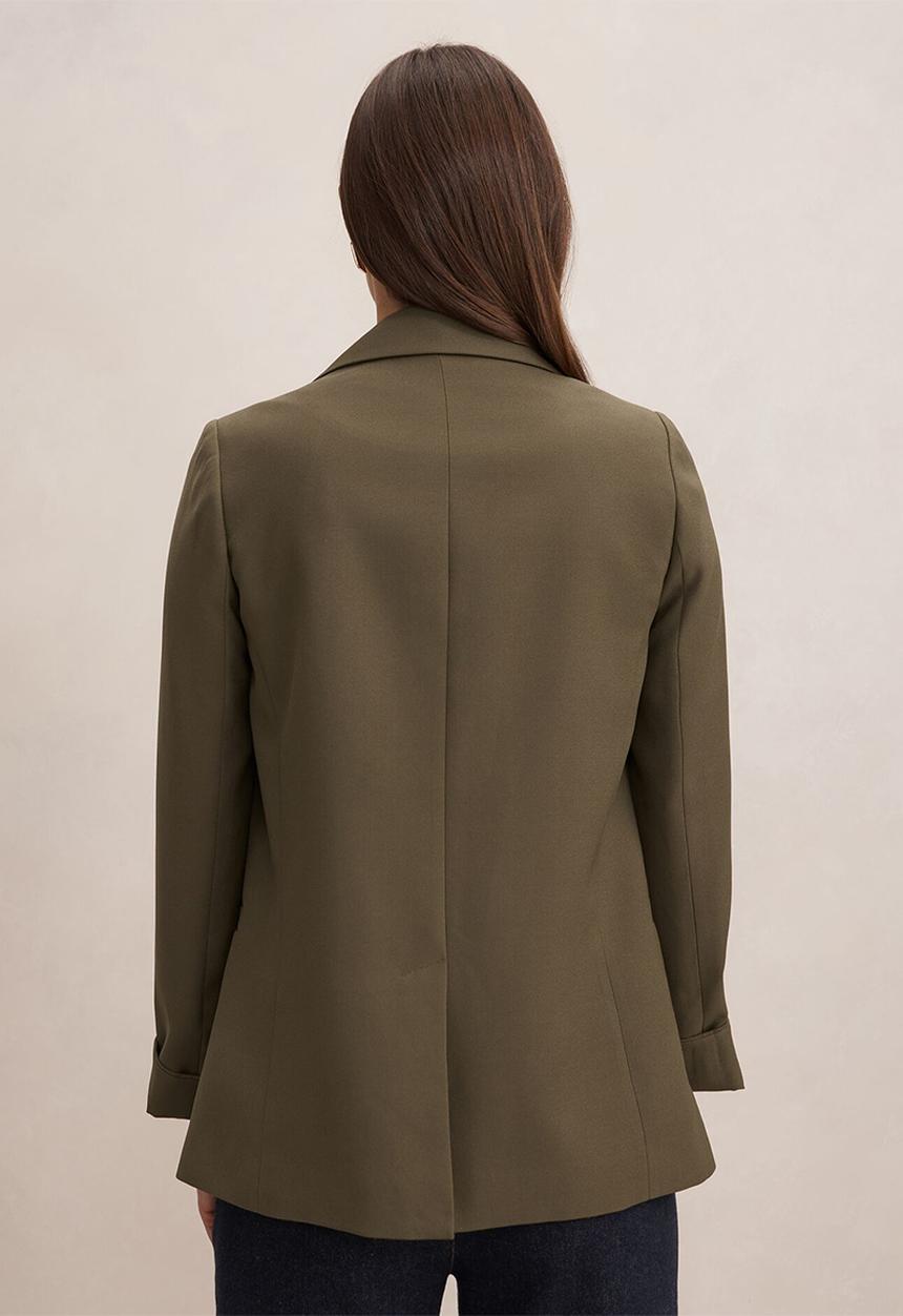 Forever New - Dylan boyfriend blazer in khaki