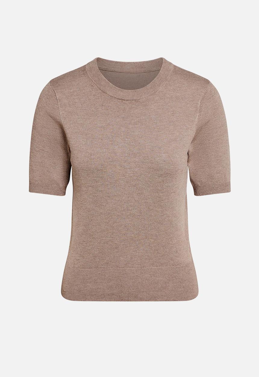 Forever New - Maisie short sleeve T-shirt in taupe