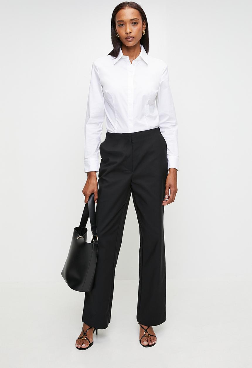 Pringle of Scotland - Pringle alice straight leg pants - black
