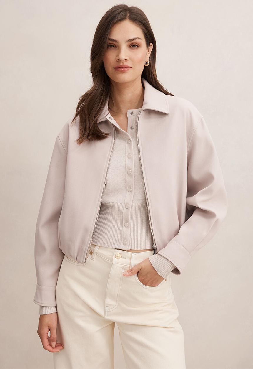Forever New - Alexia top collar jacket in almond milk