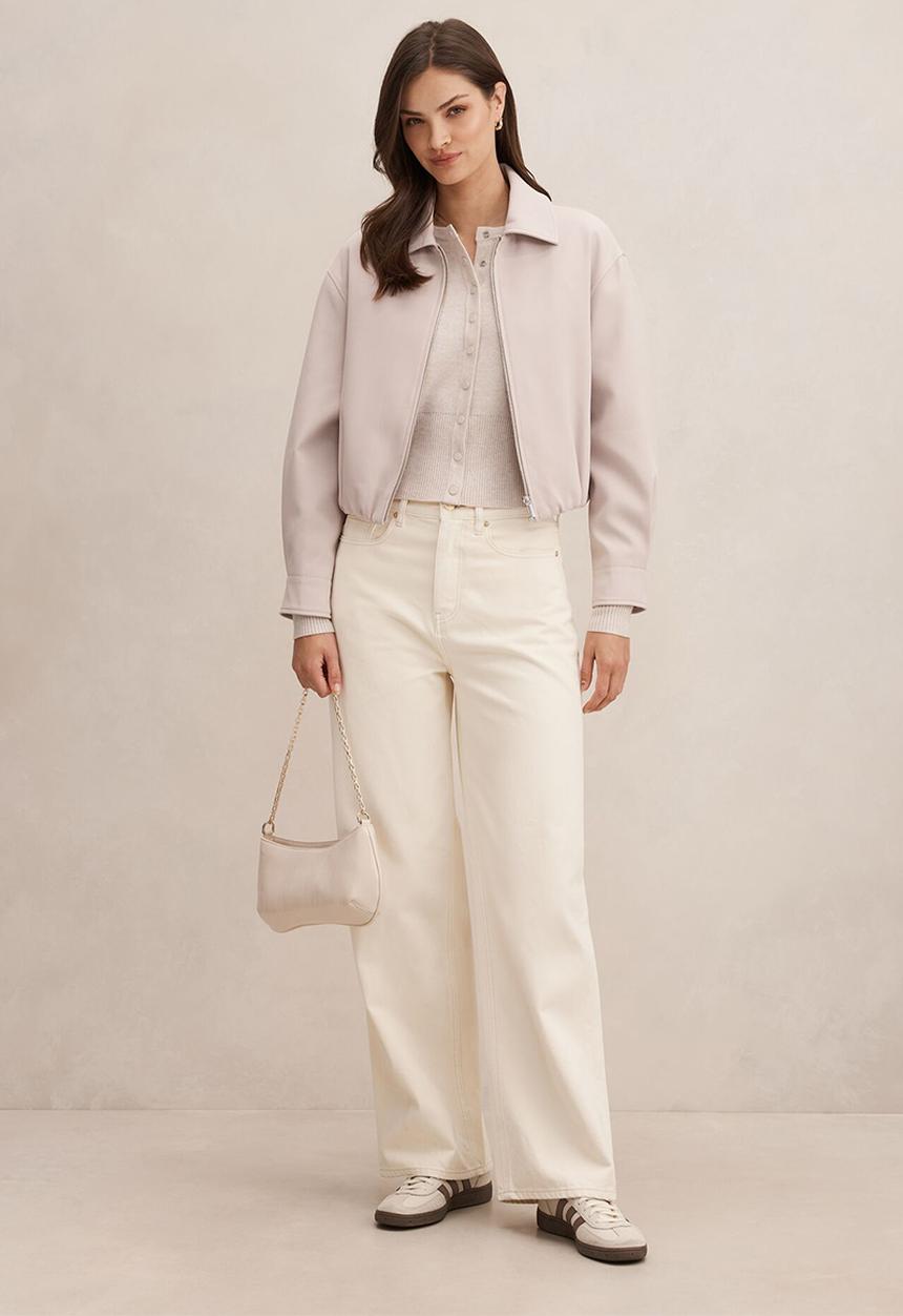 Forever New - Alexia top collar jacket in almond milk