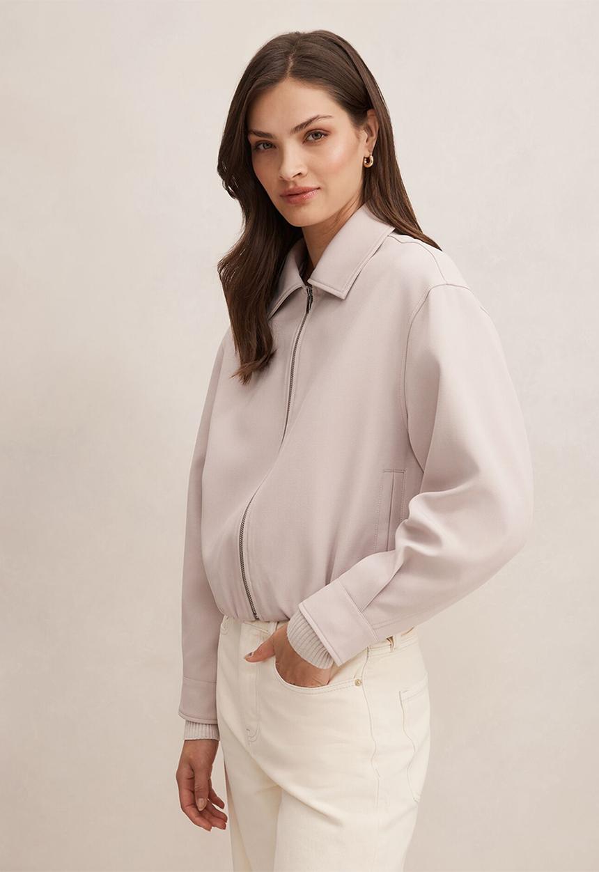 Forever New - Alexia top collar jacket in almond milk
