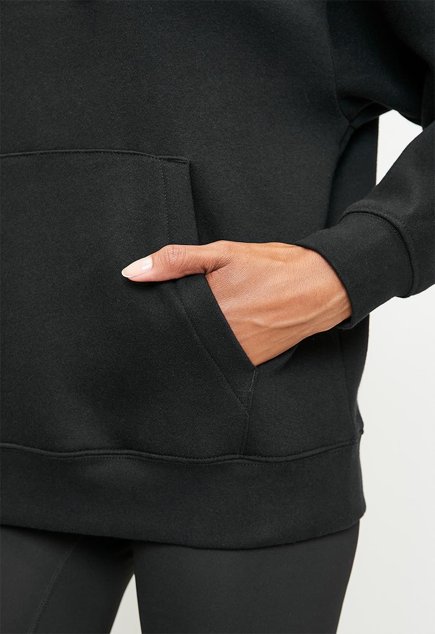 PUMA - Ess No. 1 Logo Comfort Hoodie Fl W - Puma Black