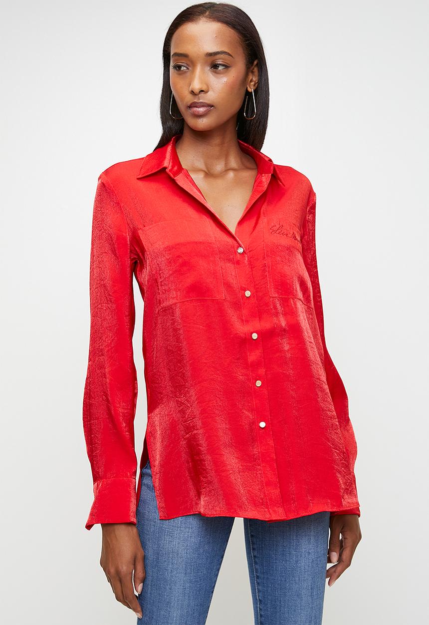 Steve Madden - Ladies kimora regular shirt  - red