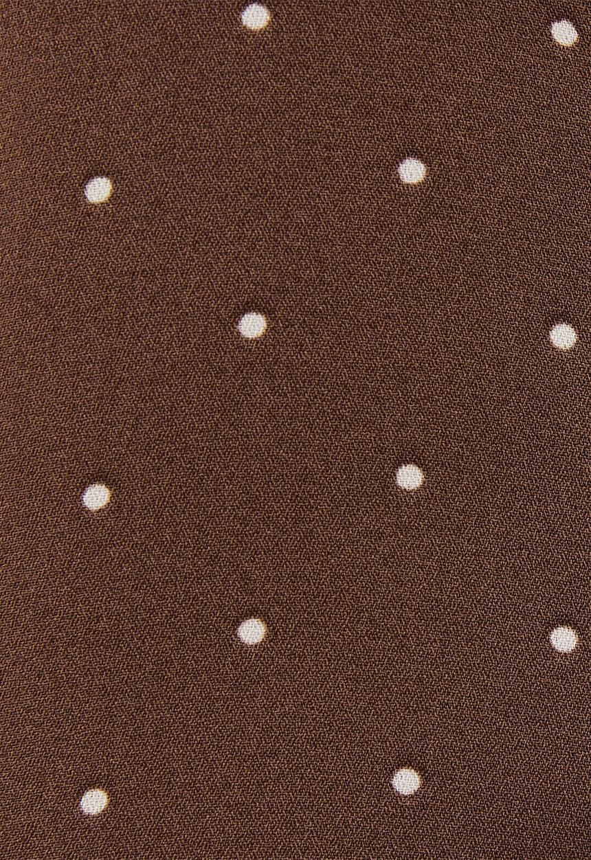 New Look - Ec k vde alice spot claire gold btn shirt - 29 brown pattern