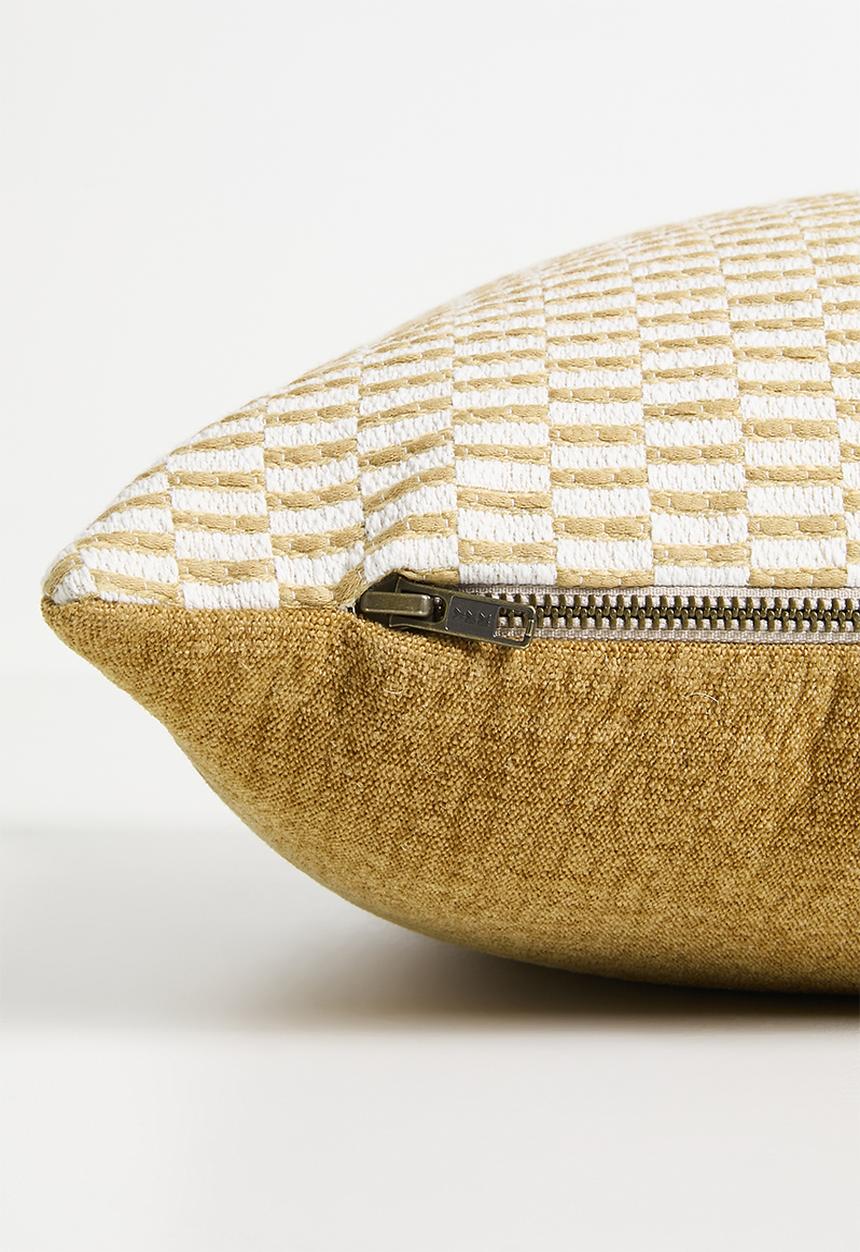 Hertex Fabrics - Ladder Cushion Cover - Dijon