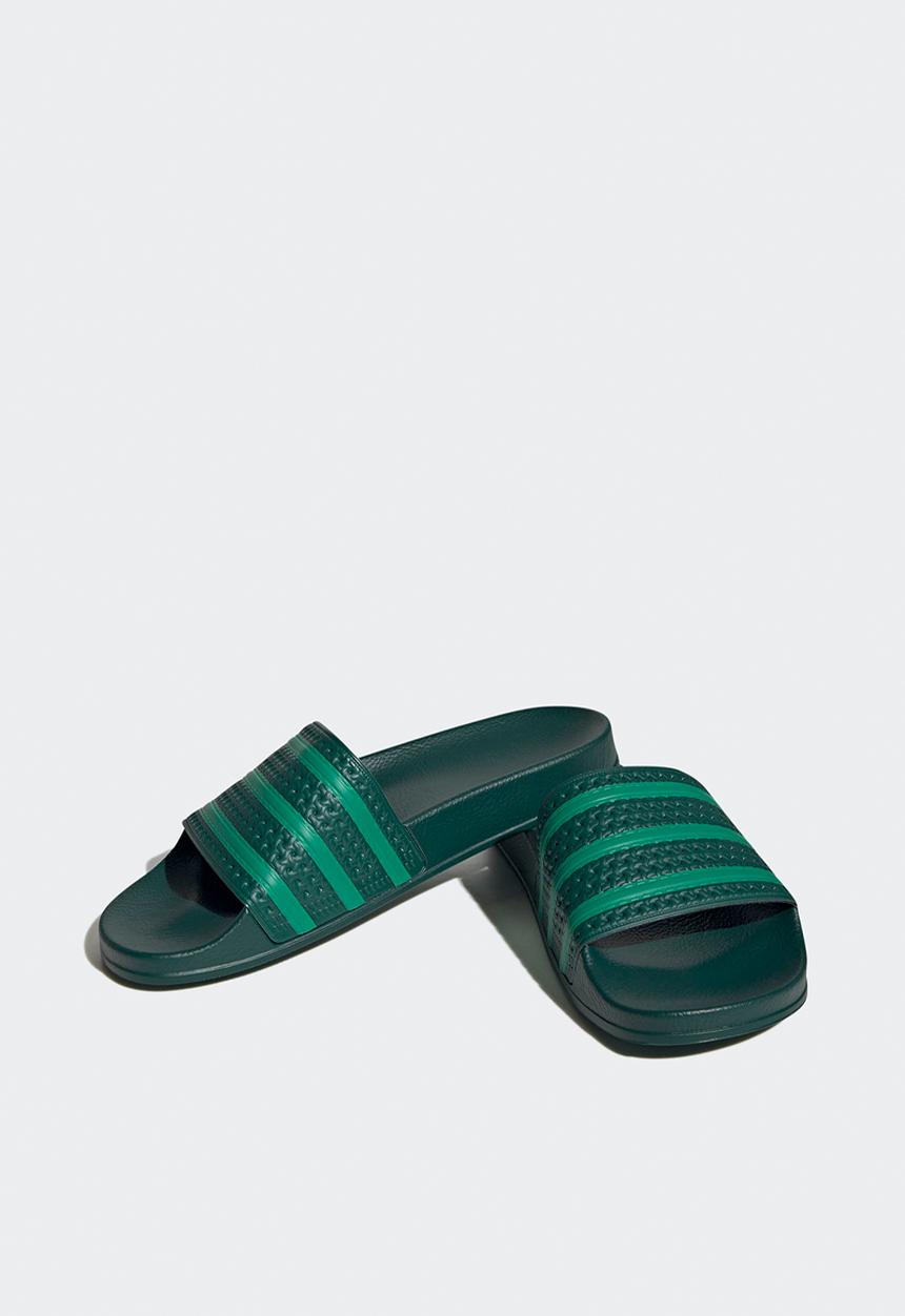 adidas Originals - Adilette - Black/Green