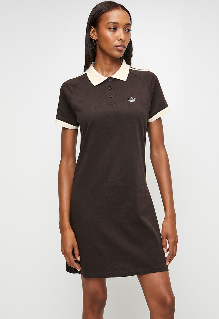 adidas Originals - Polo Dress Sprt W - Aurora Coffee/Ecru Tint