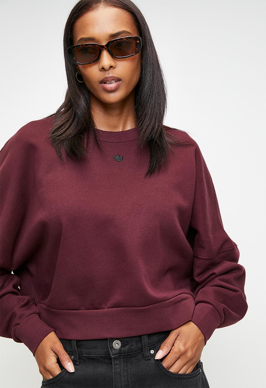 adidas Originals - Ess Crew Fl W S26 - Maroon