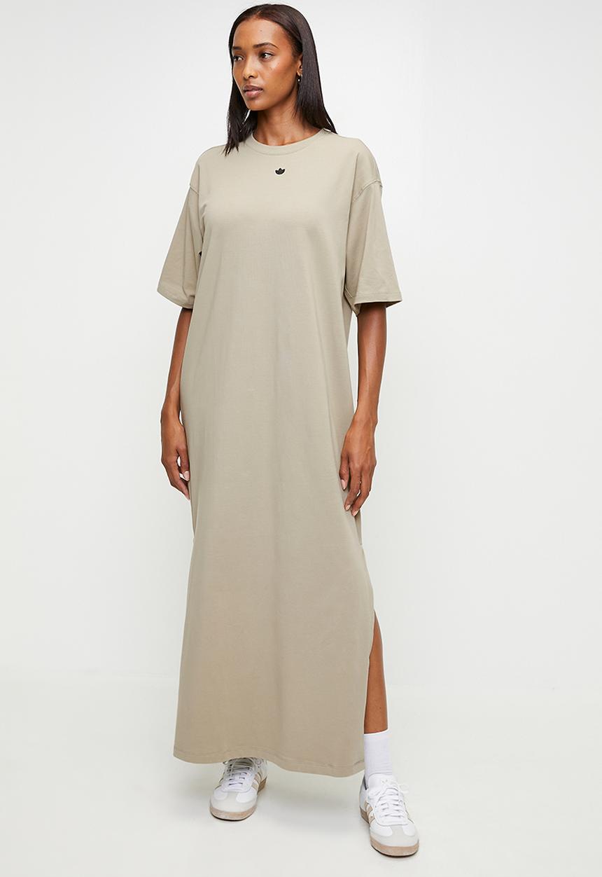 adidas dress beige adidas beige women's originals midi skirt -Size L