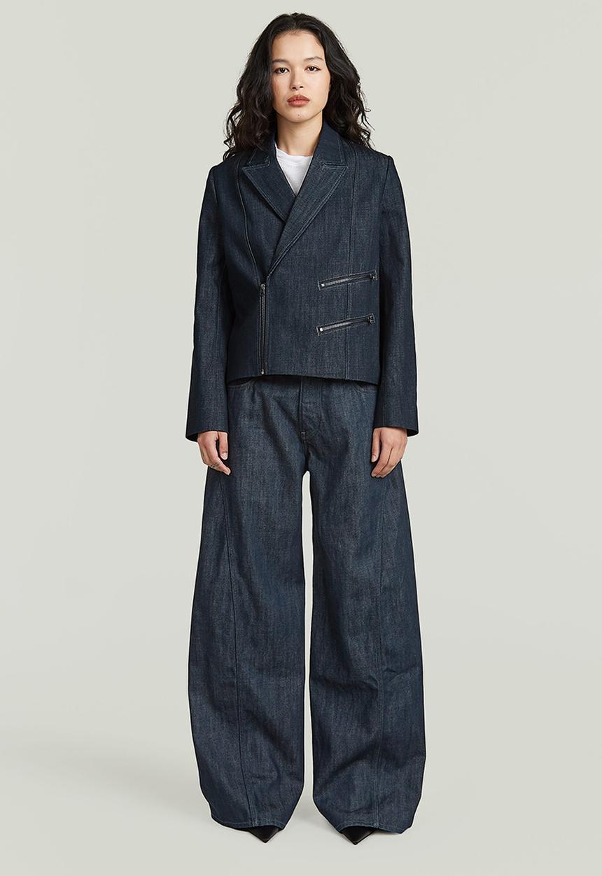 G-STAR - Helyx 3D Cinch Wide Wmn - Neo raw denim
