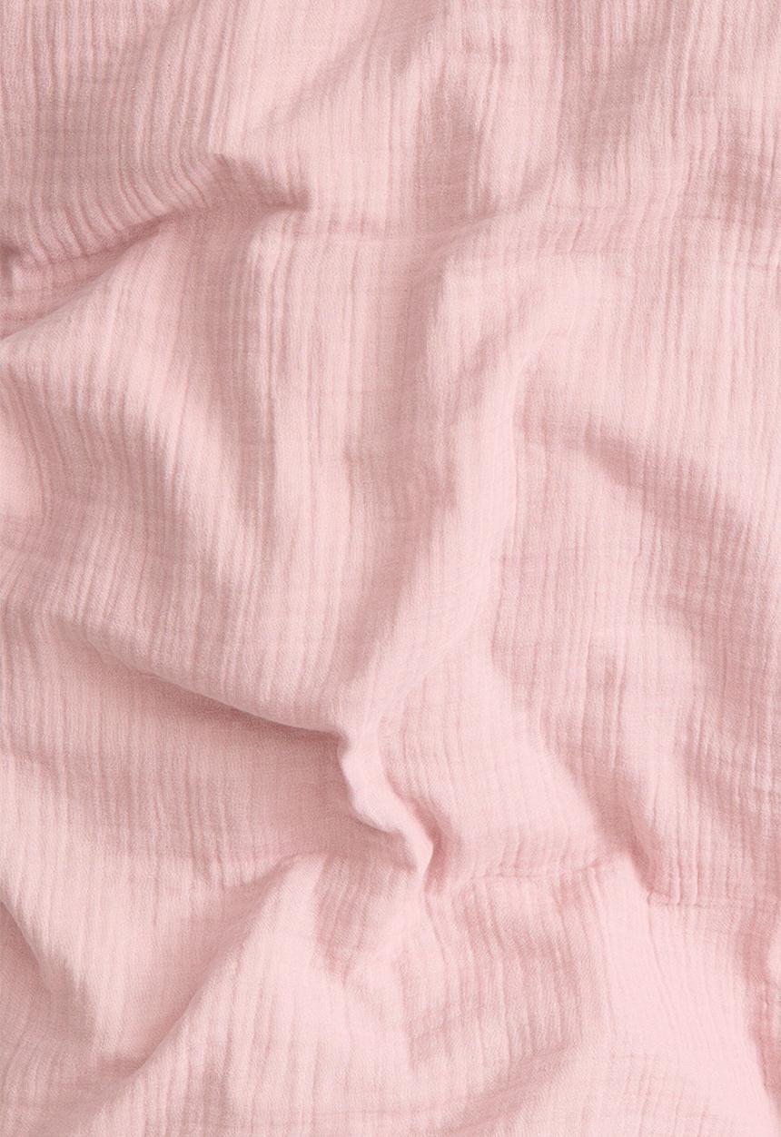 H&M - Muslin double/king duvet cover set - pink