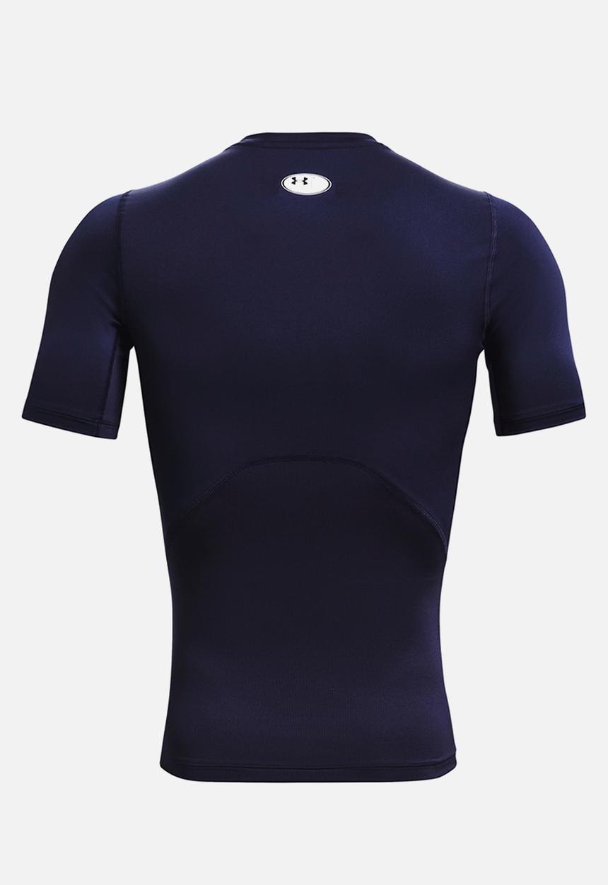 Under Armour - UA HG Armour Comp SS - Midnight Navy /  / White