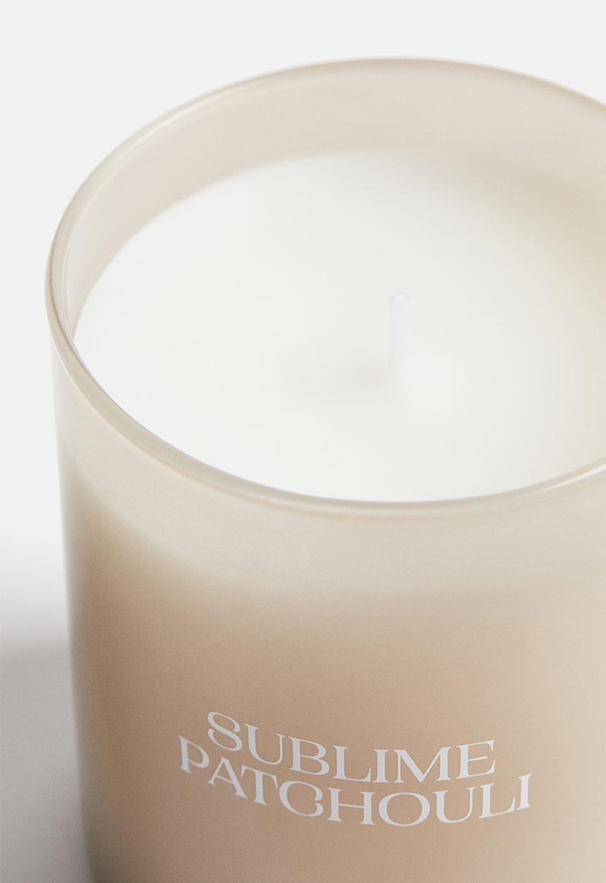H&M - Scented candle in a glass holder - beige