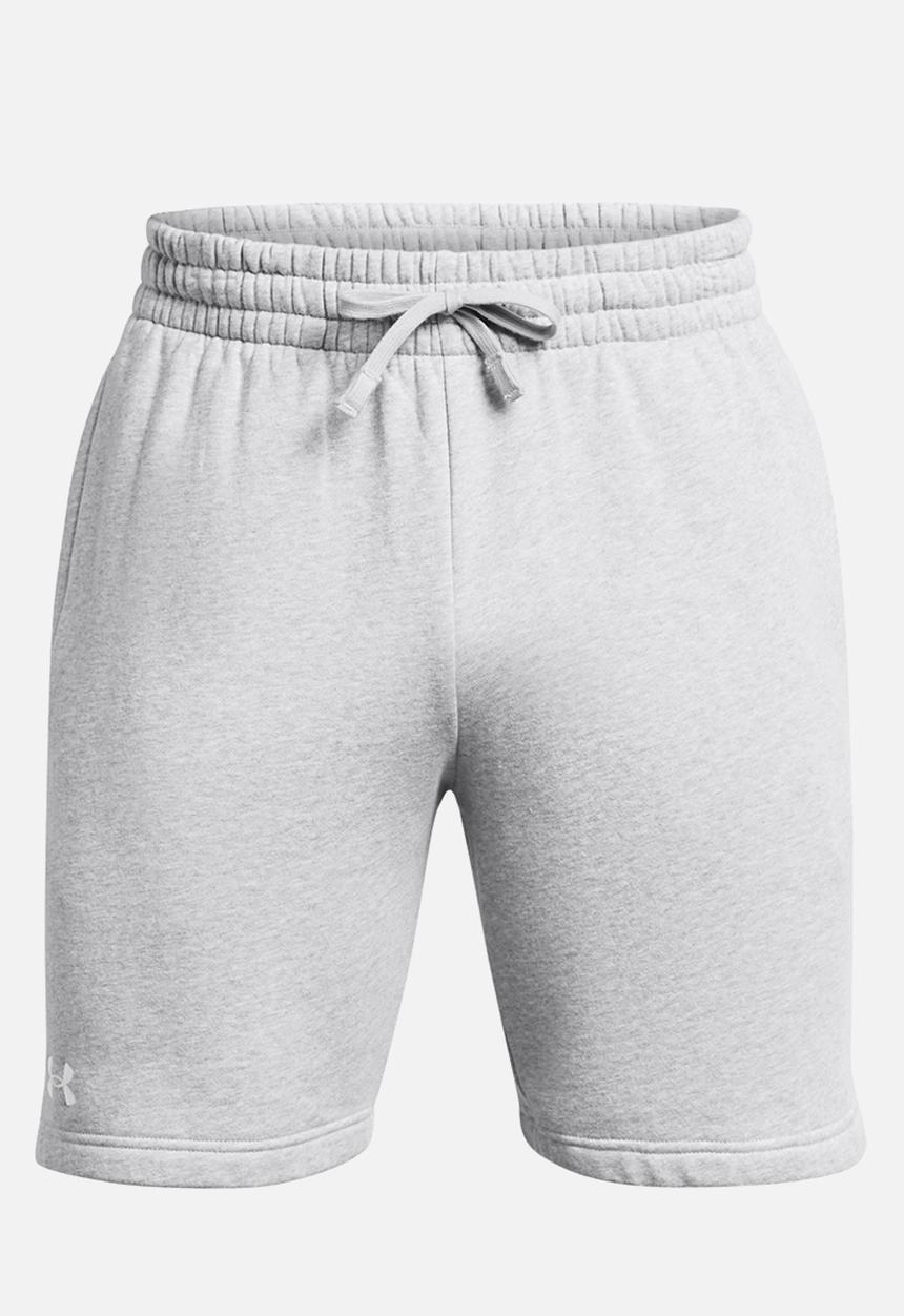 Under Armour - UA Rival Fleece Shorts - Mod Gray Light Heather /  / White