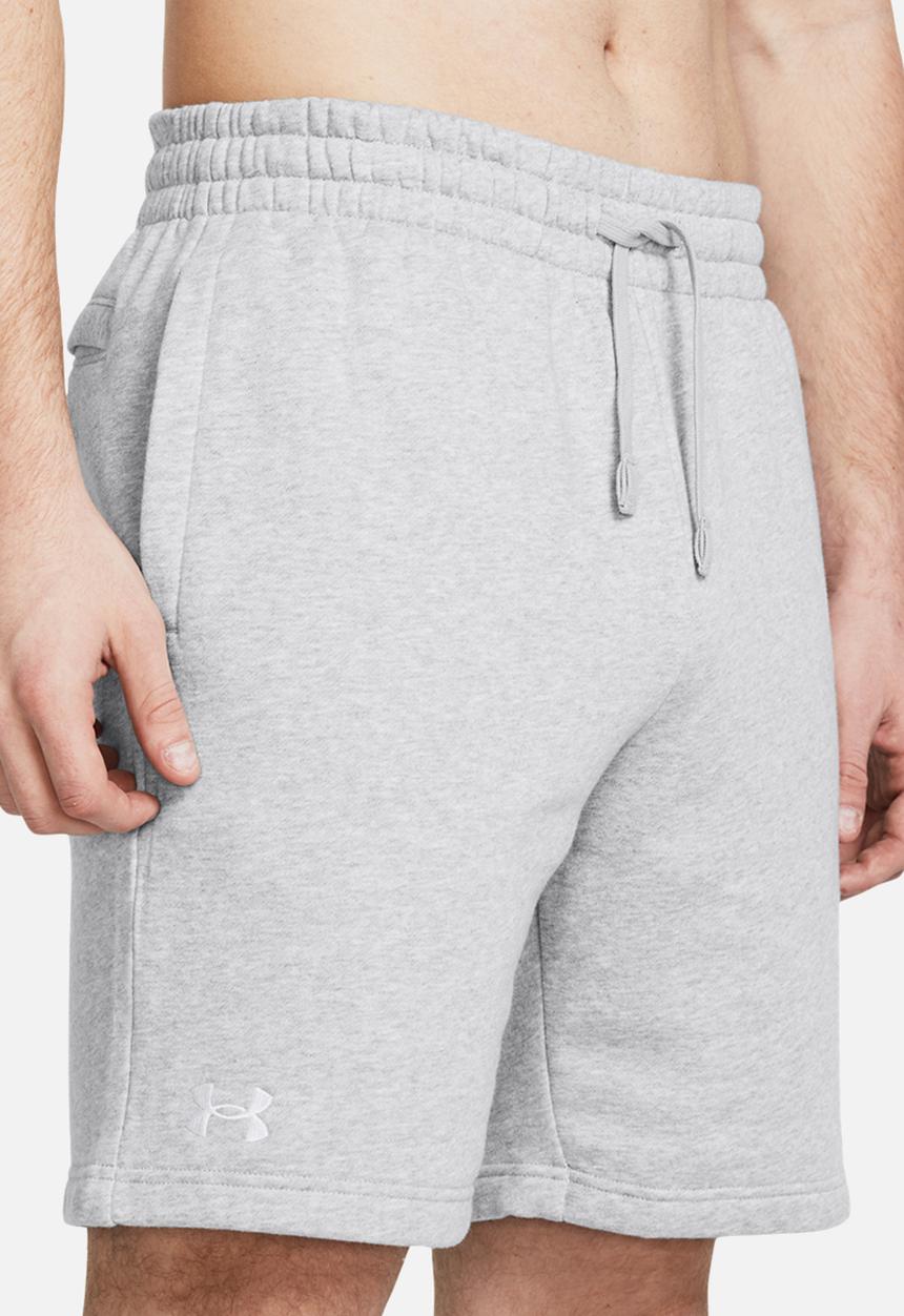 Under Armour - UA Rival Fleece Shorts - Mod Gray Light Heather /  / White