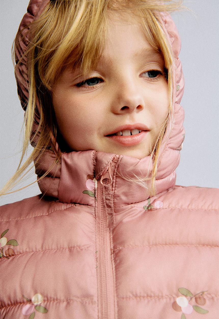 H&M - Water-repellent padded jacket - pink,multi