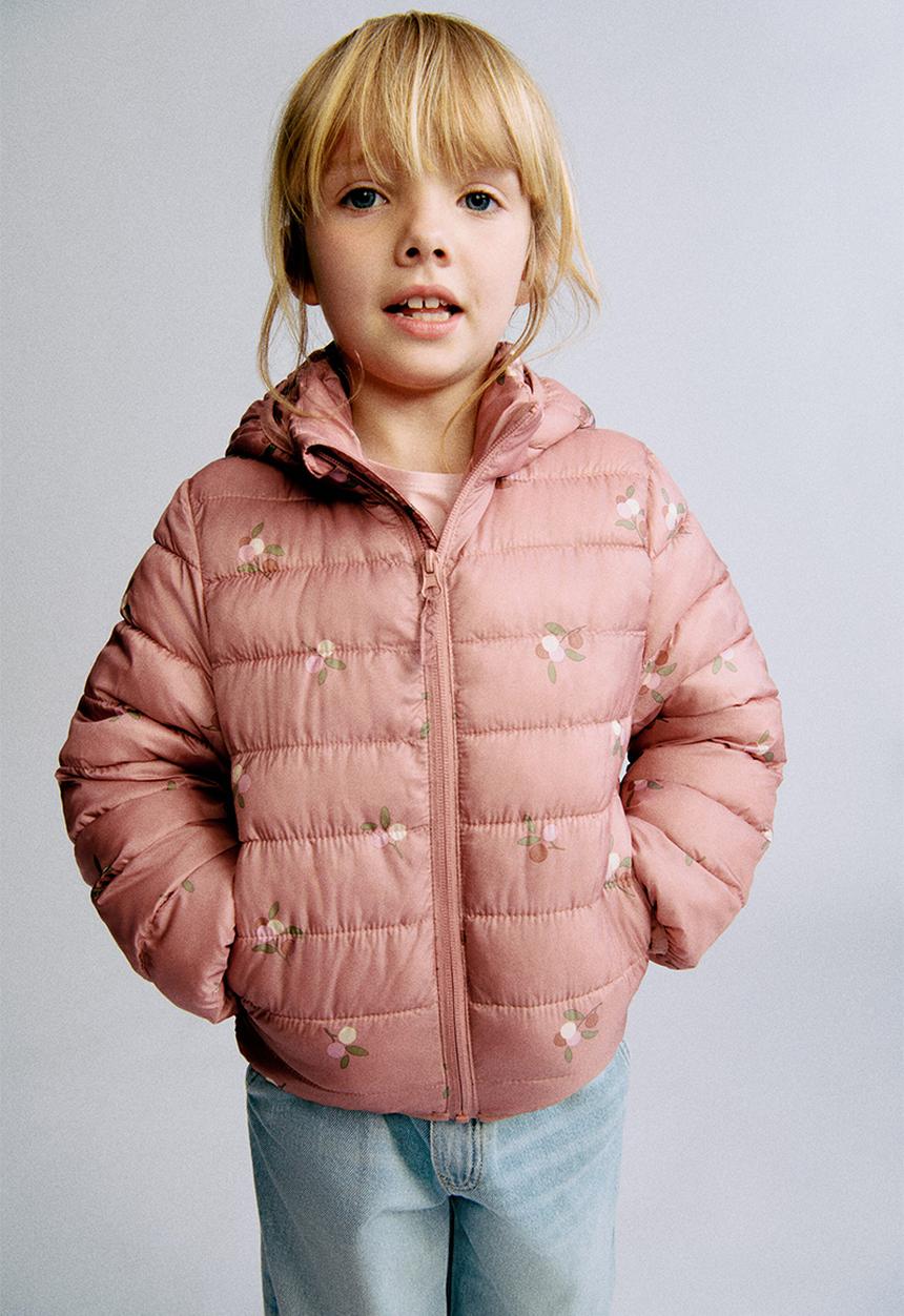 H&M - Water-repellent padded jacket - pink,multi