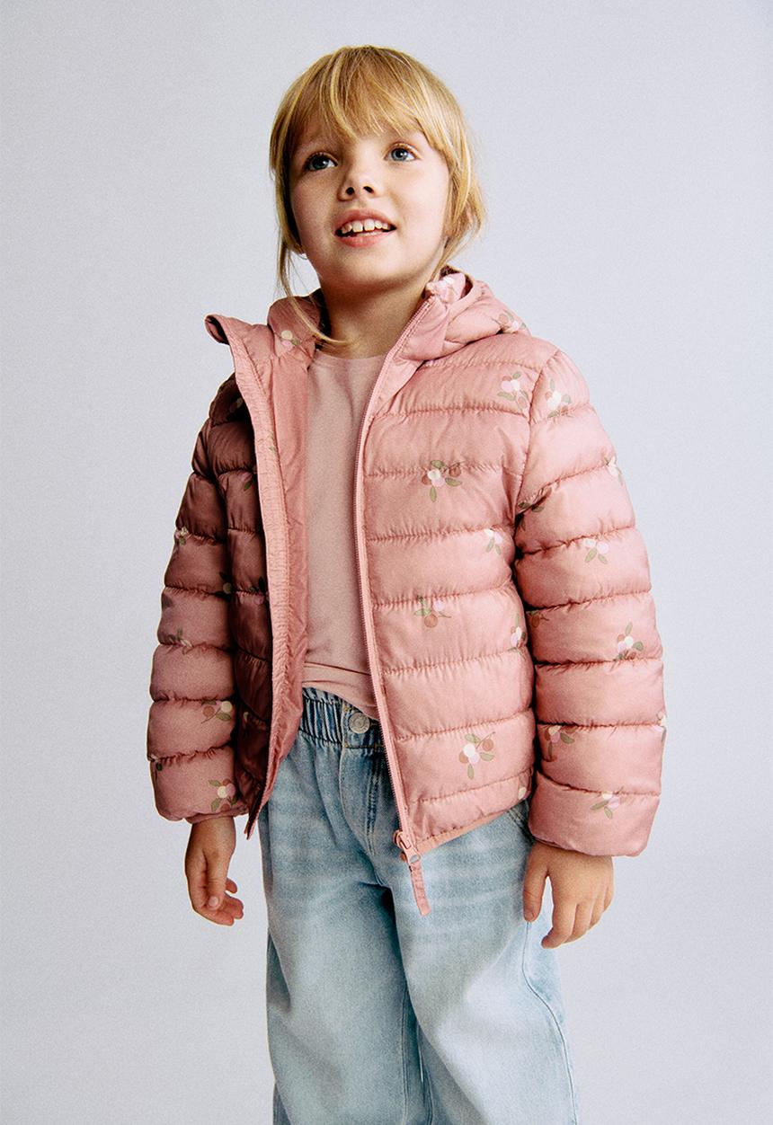 H&M - Water-repellent padded jacket - pink,multi