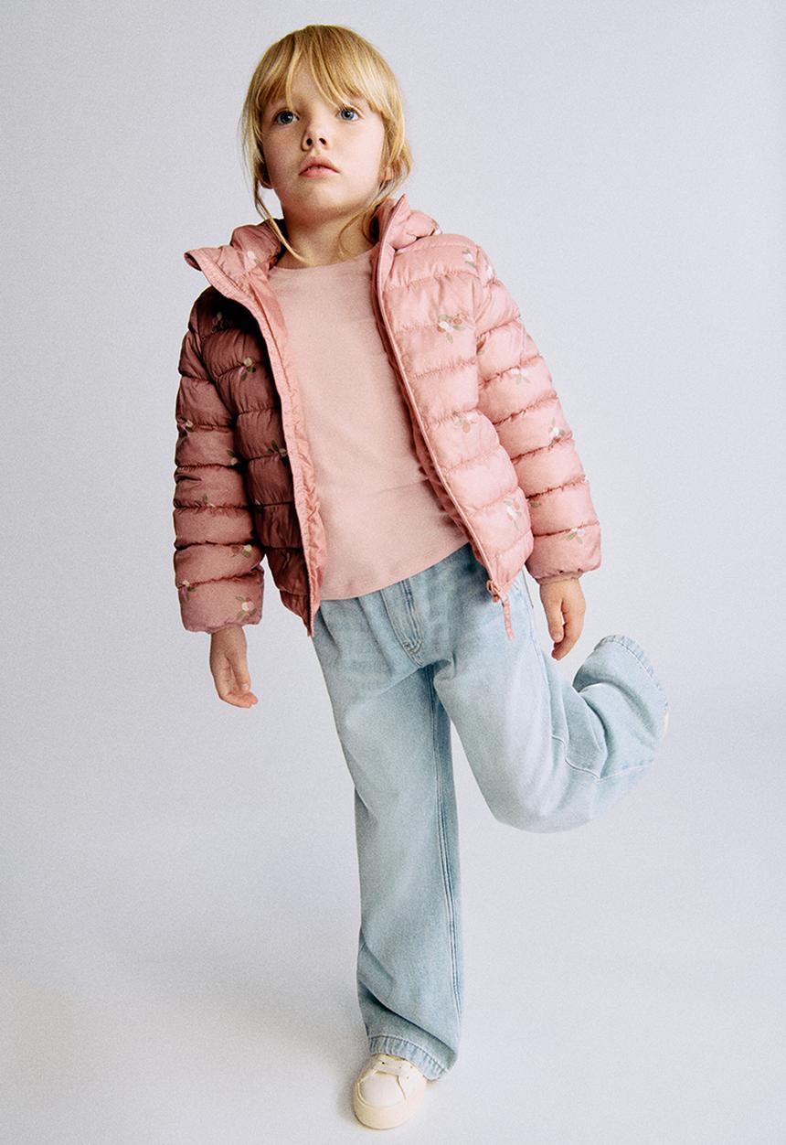 H&M - Water-repellent padded jacket - pink,multi