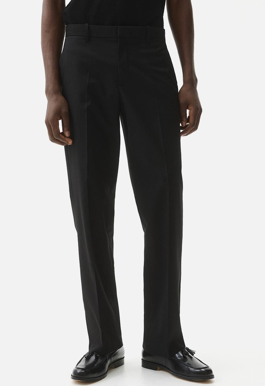 H&M - Regular fit tailored trousers - black
