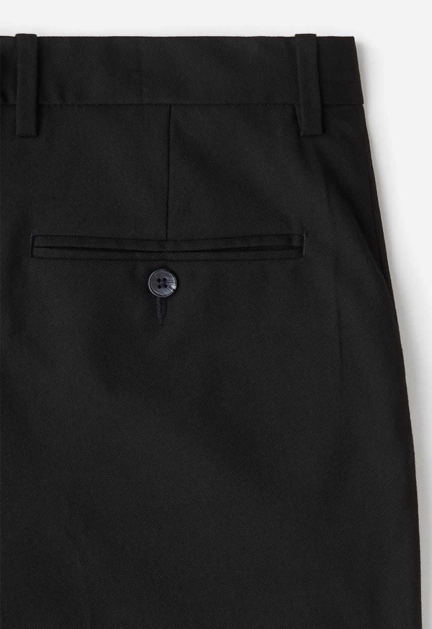H&M - Regular fit tailored trousers - black