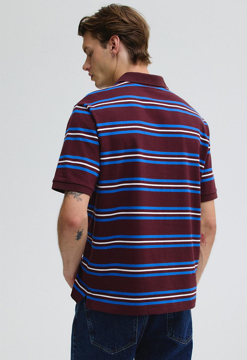 H&M - Regular fit polo shirt - red,multi