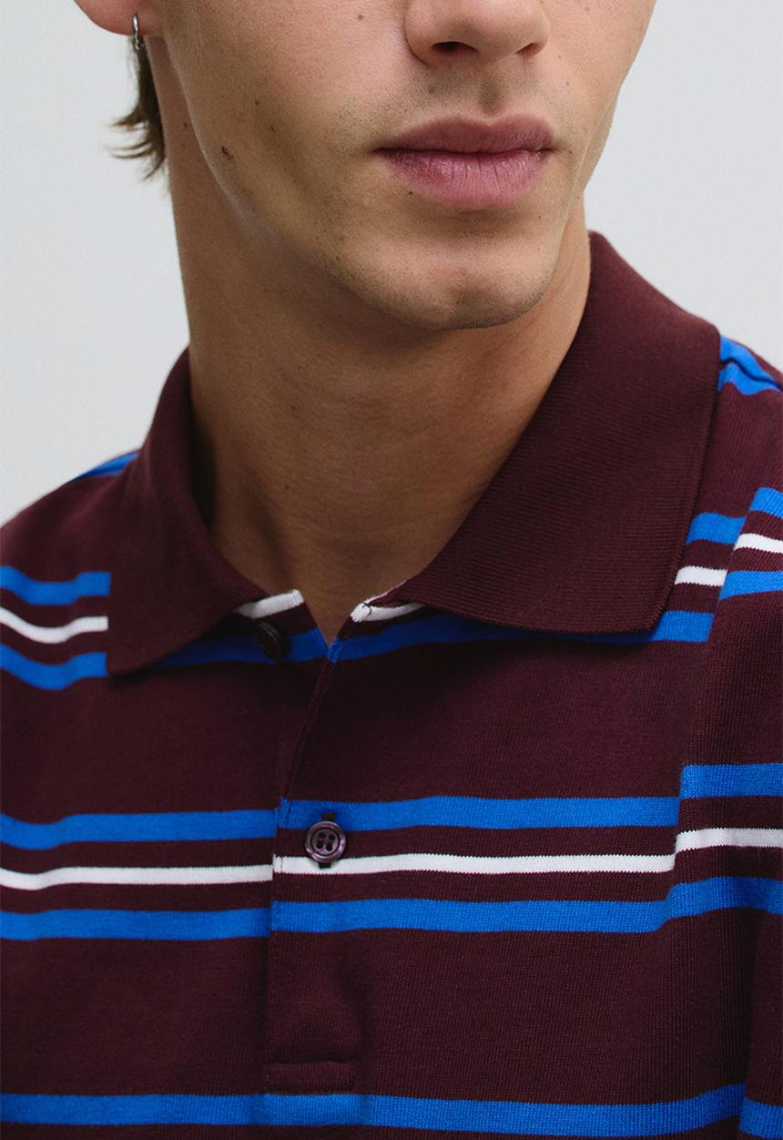 H&M - Regular fit polo shirt - red,multi