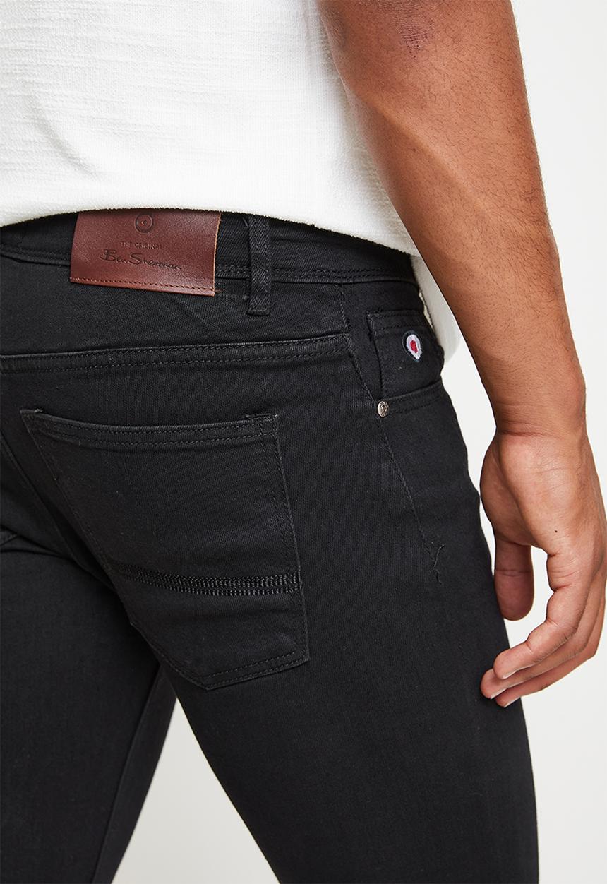 Ben Sherman - Slim Fit Essential Denim Blk - Black