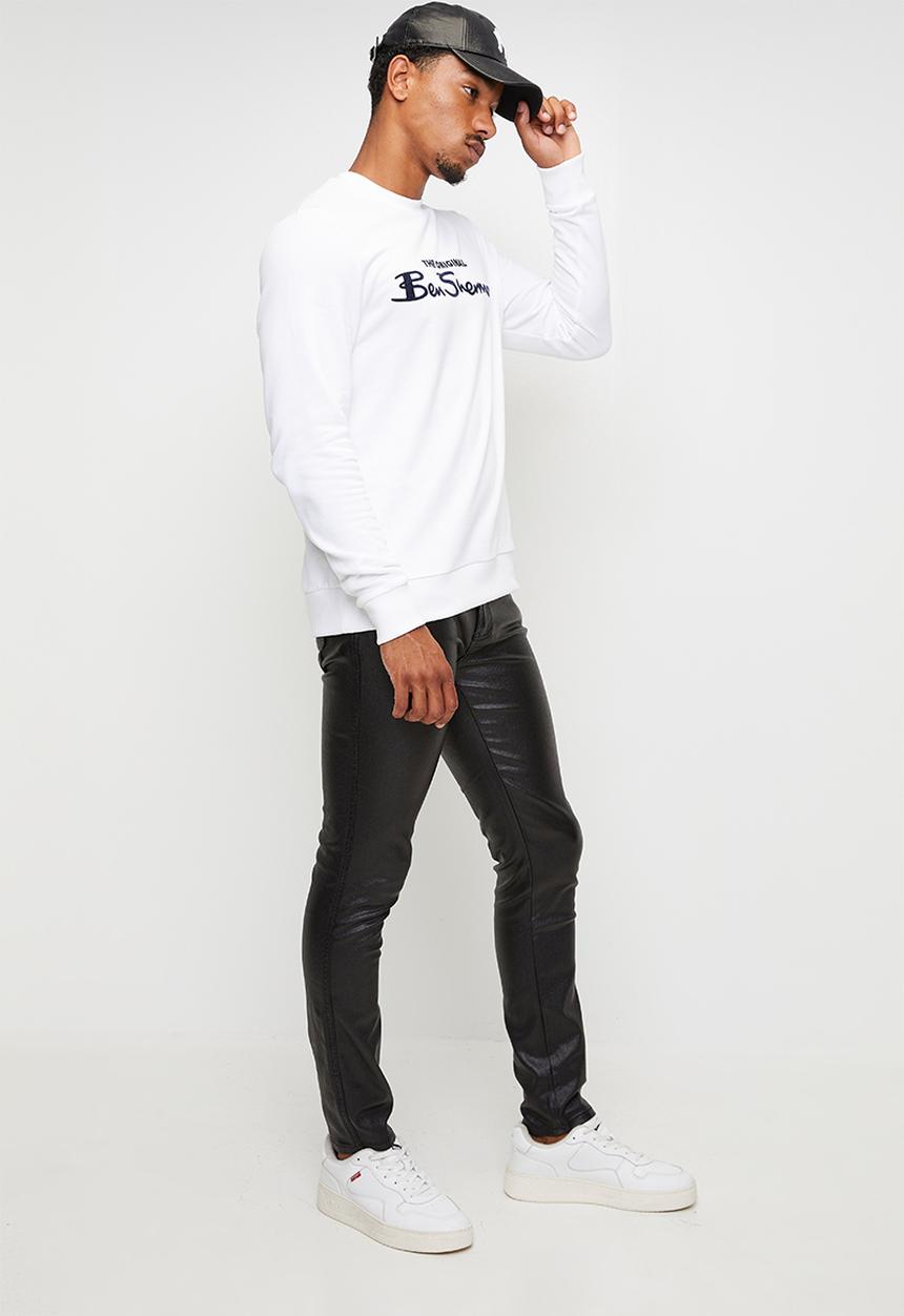 Ben Sherman - Wax Sheen Coated Slim Fit Denim - Black