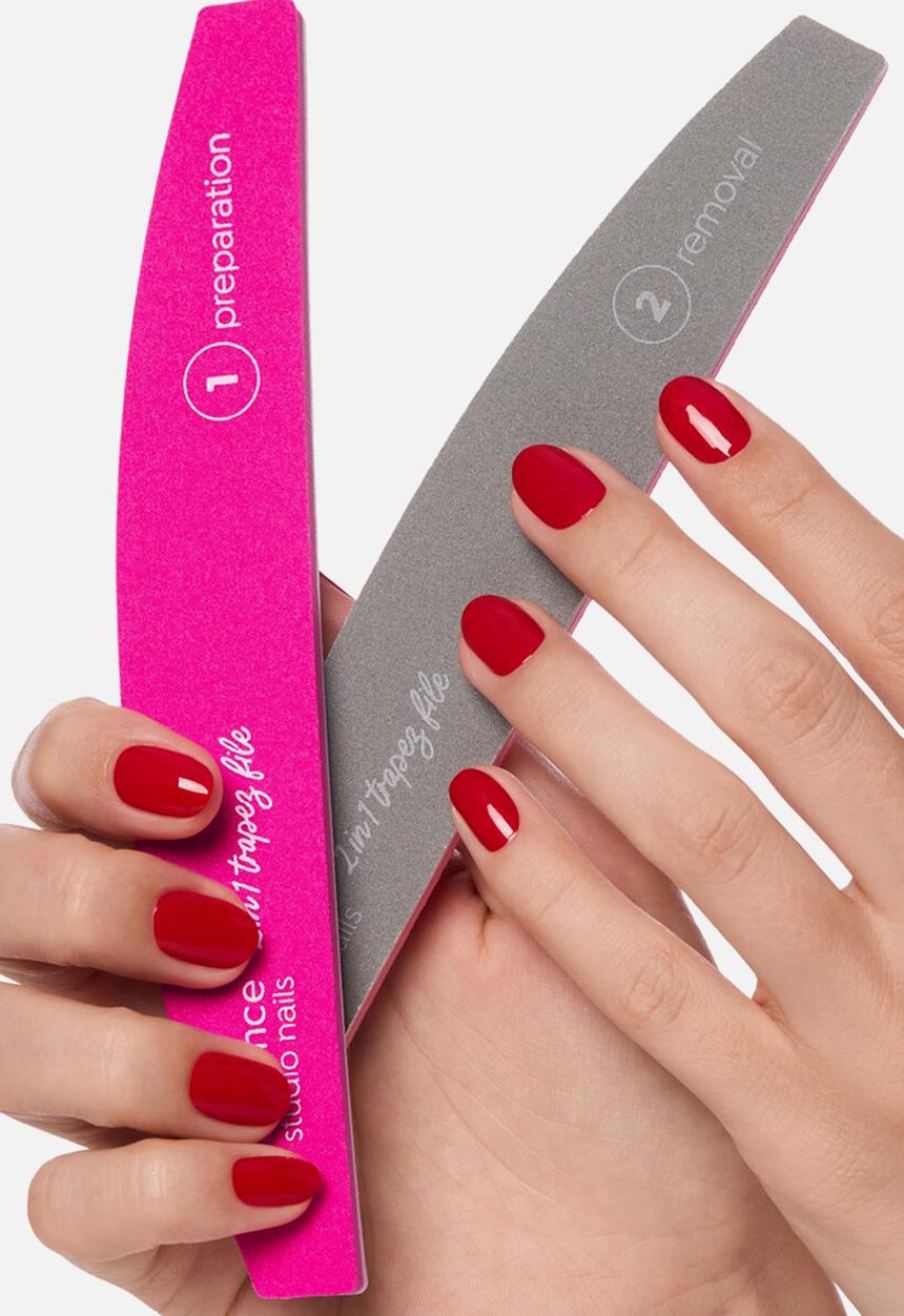 essence - Studio Nails UV GEL NAIL 2 in 1 Trapez File