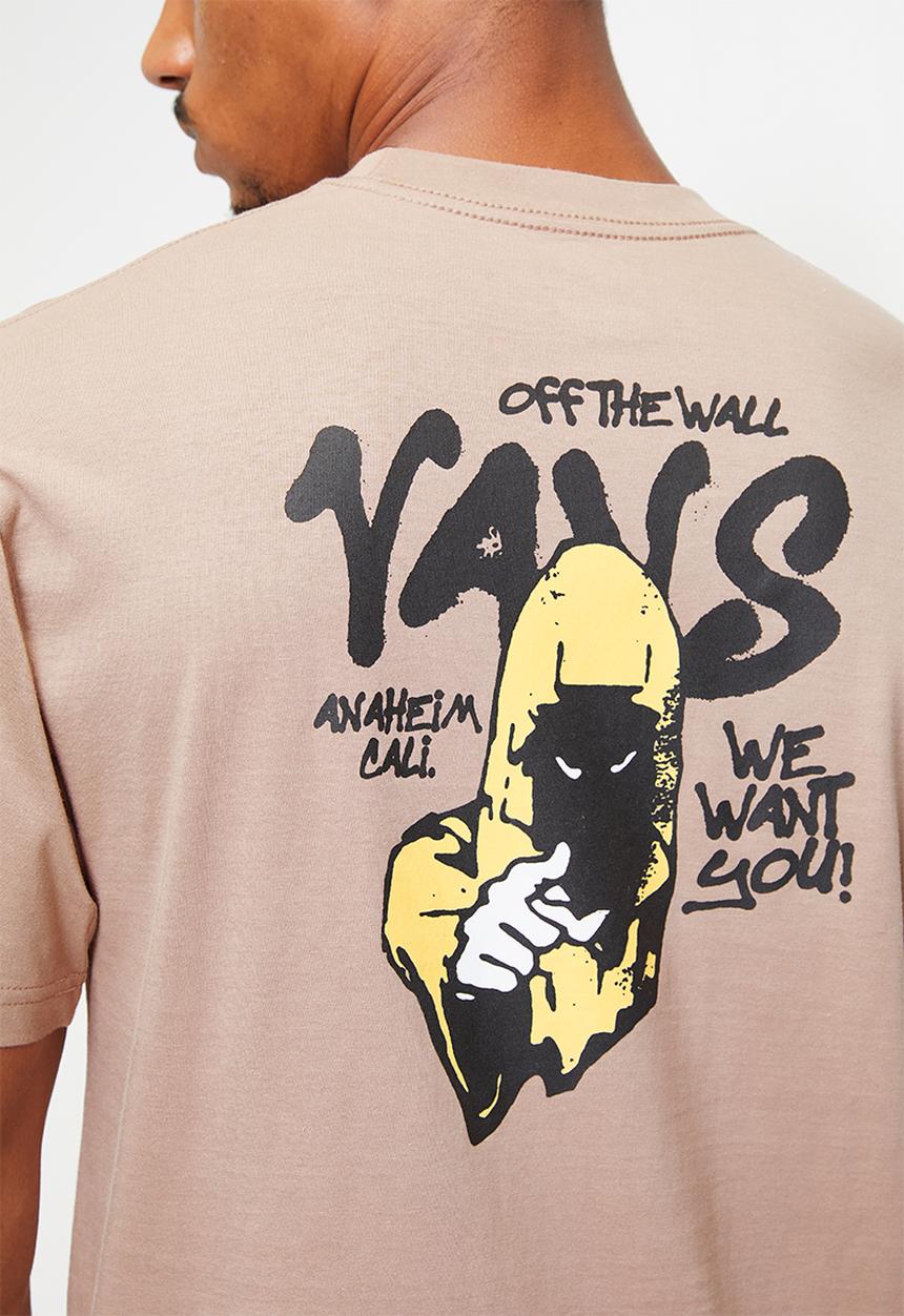 Vans - Repear sam loose short sleeve tee - warm taupe