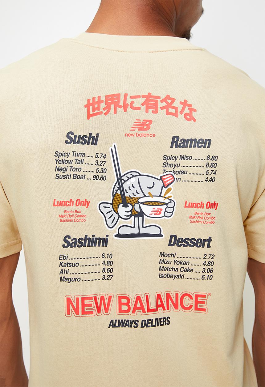 New Balance  - NB Athletics Taste Of NB Ramen Tee - Brown