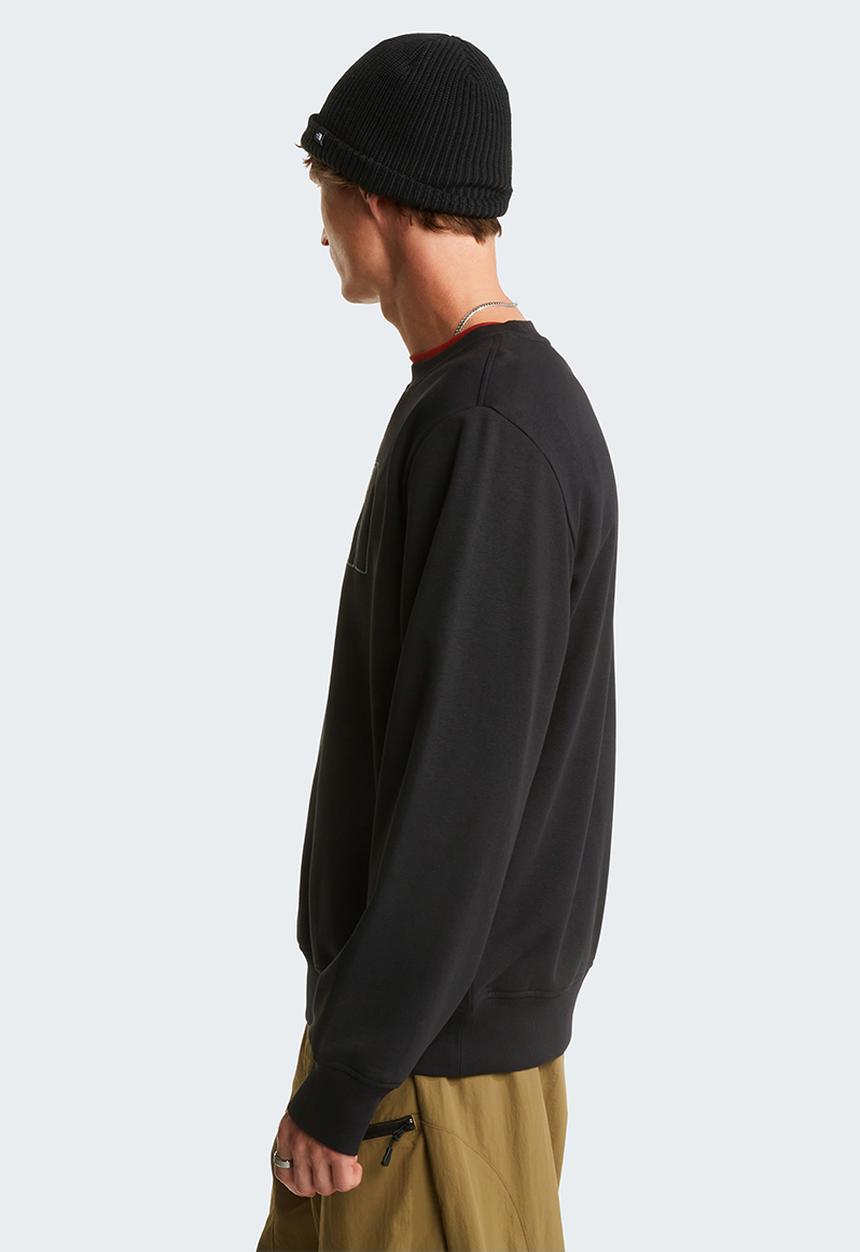The North Face - Drew Peak Light Regular Crew - Tnf Black-Anthracite Grey