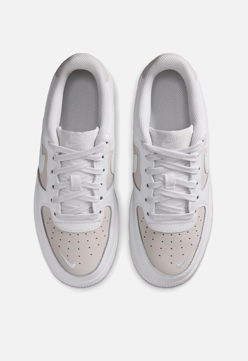 Nike - Nike air force 1 grade school - white/beige