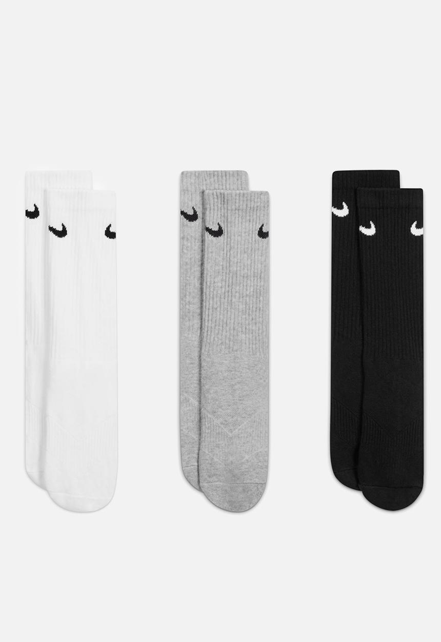 Nike - Youth Nike Perf Cushion Crew 3 Pack Socks