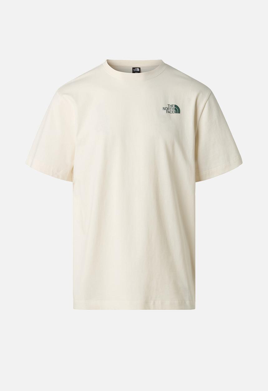 The North Face - Retro Earth Relaxed Short Sleeve Tee-Graphic - White Dune