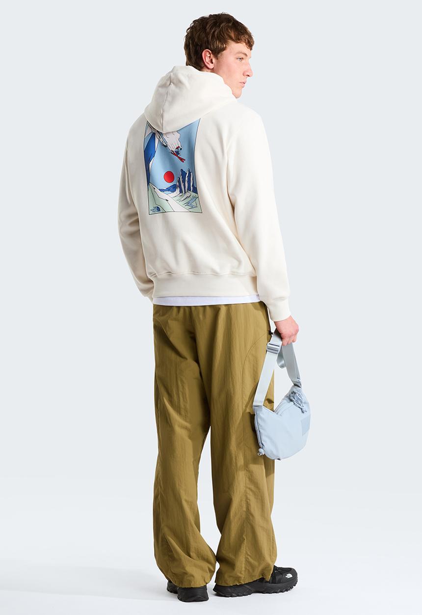 The North Face - Mountain Celebration Relaxed Hoodie-Graphic - White Dune