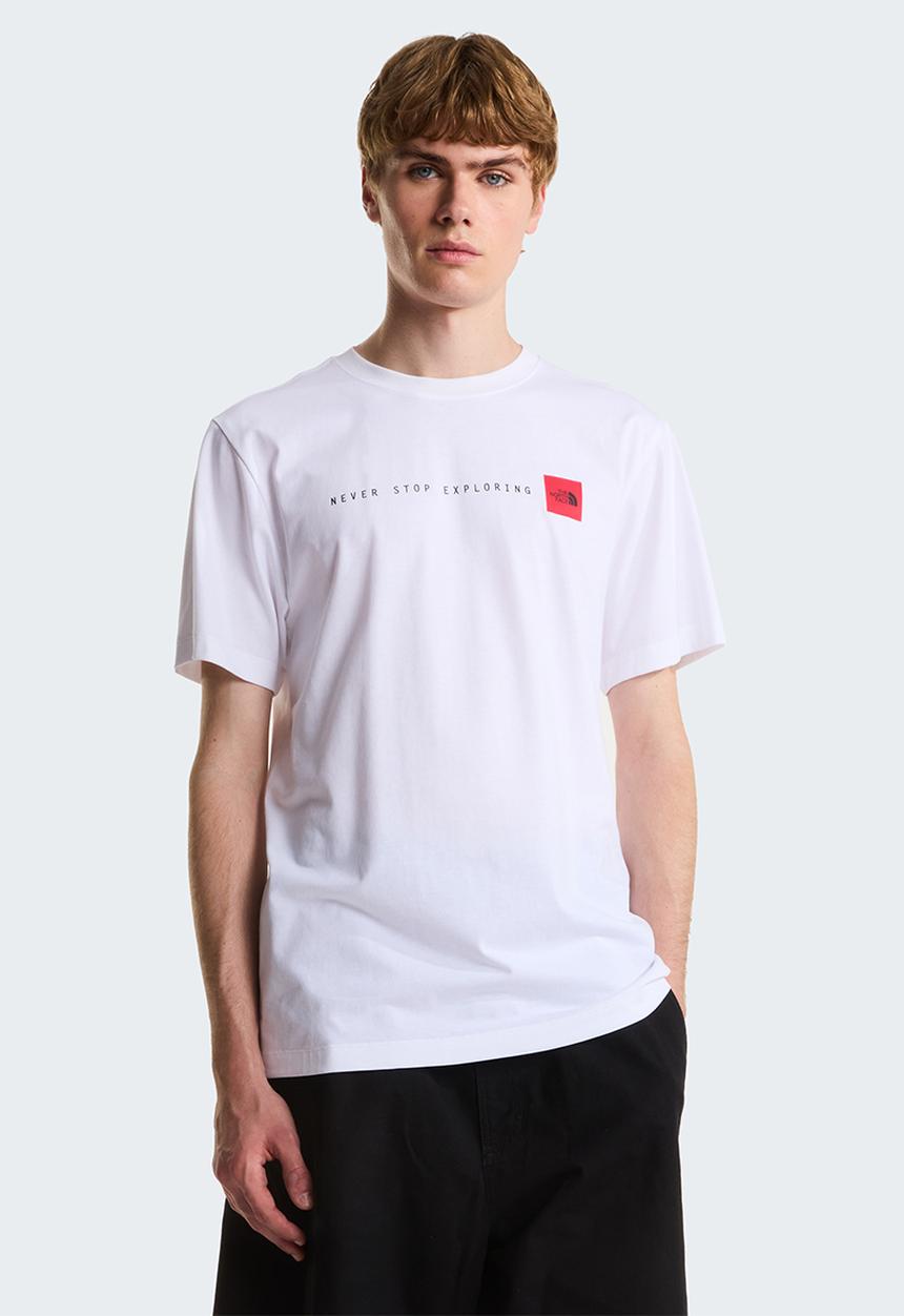 The North Face - M Never Stop Exploring Regular Short Sleeve Tee-Graphic - Tnf White