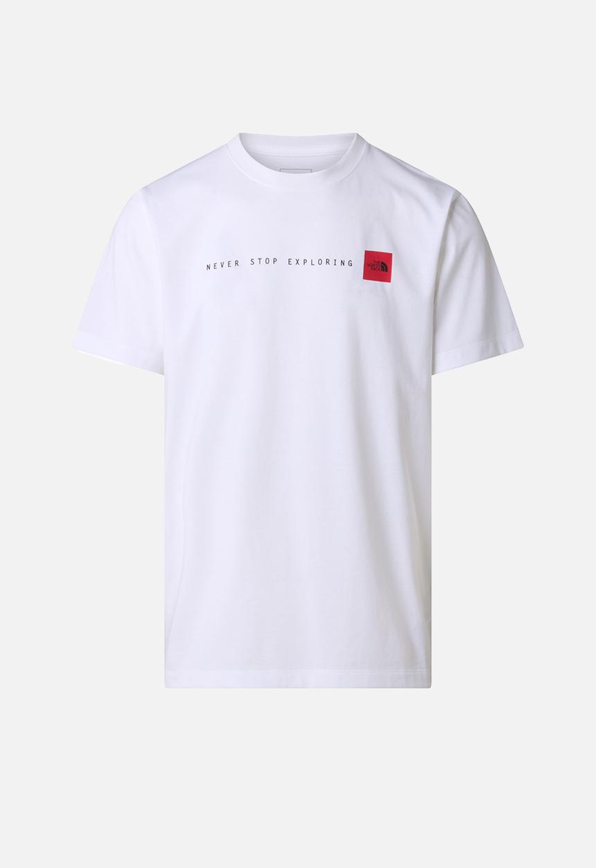 The North Face - M Never Stop Exploring Regular Short Sleeve Tee-Graphic - Tnf White