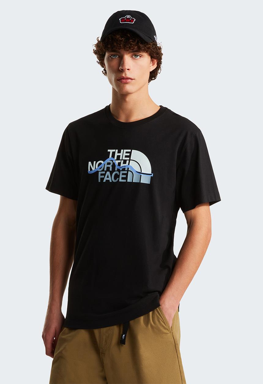 The North Face - Mountain Line Regular Short Sleeve Tee-Graphic - Tnf Black